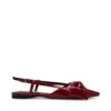 Steve Madden Dazzled Slingbacks Wine Leather