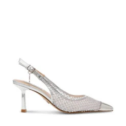 Steve Madden Vixyn Slingbacks Silver