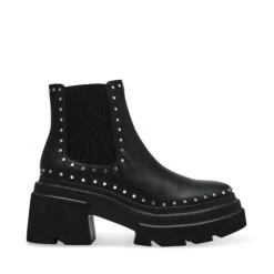Steve Madden Bing Bang S Chelsea Boots Black With Studs