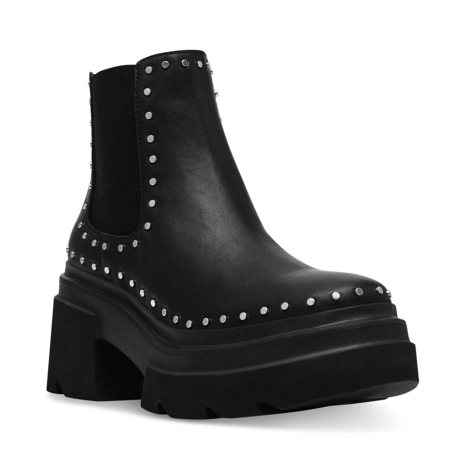 Steve Madden Bing Bang S Chelsea Boots Black With Studs 4 Steve Madden Bing Bang S Chelsea Boots Black With Studs - Image 2