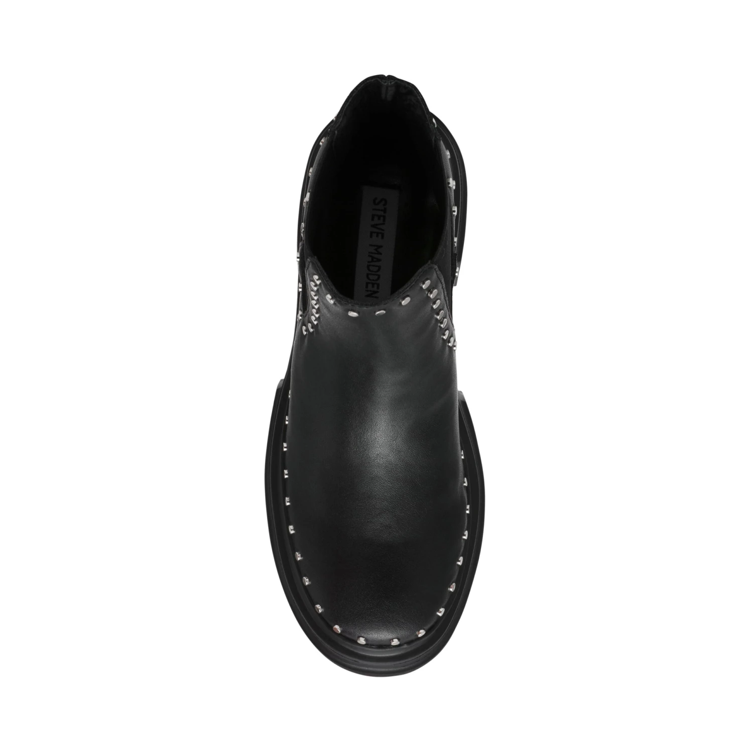 Steve Madden Bing Bang S Chelsea Boots Black With Studs 7 Steve Madden Bing Bang S Chelsea Boots Black With Studs - Image 5