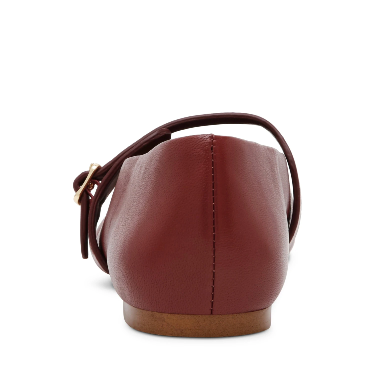 Steve Madden Rejoice Flat Shoe Cherry Mah Leather 6 Steve Madden Rejoice Flat Shoe Cherry Mah Leather - Image 4