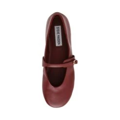 Steve Madden Rejoice Flat Shoe Cherry Mah Leather 11 Steve Madden Rejoice Flat Shoe Cherry Mah Leather -Steve Madden Shop SM11003565 03001 2CM 05