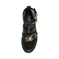 Steve Madden Harlows Bootie Black Leather -Steve Madden Shop SM11003568 03001 017 05