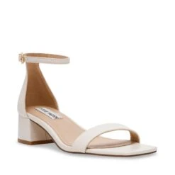 Steve Madden Gena Sandal Ivory Leather 8 Steve Madden Gena Sandal Ivory Leather -Steve Madden Shop SM11003579 03001 844 02