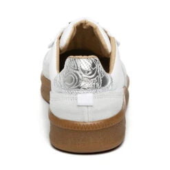 Steve Madden Euphoria Sneaker White Silver -Steve Madden Shop SM11003591 03008 05