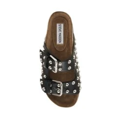 Steve Madden Kali S Sandals Black With Studs -Steve Madden Shop SM11003594 02002 032 06