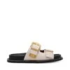 Steve Madden Arch Slides Bone Action Leather 1 Steve Madden Arch Slides Bone Action Leather -Steve Madden Shop SM11003596 03001 17Y 01