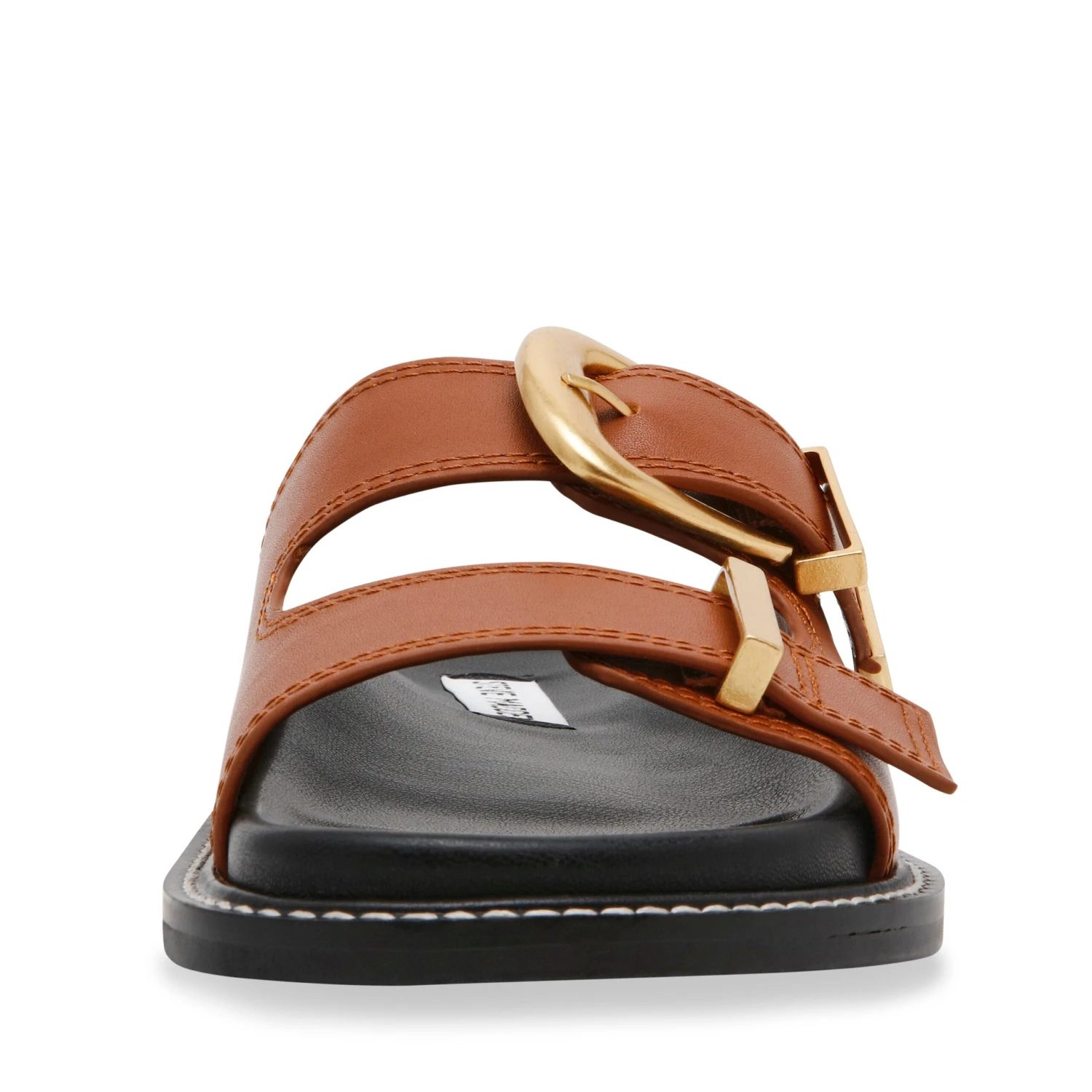 Steve Madden Arch Slides Cognac Leather 5 Steve Madden Arch Slides Cognac Leather - Image 3