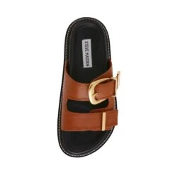 Steve Madden Arch Slides Cognac Leather 13 Steve Madden Arch Slides Cognac Leather -Steve Madden Shop SM11003596 03001 247 06