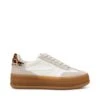 Steve Madden Off Track Sneaker White Leo