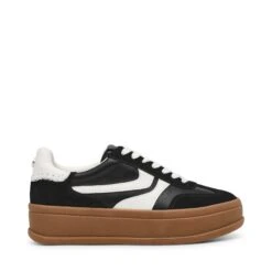 Steve Madden Off Track Sneaker Black Suede
