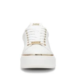 Steve Madden On Stage Sneaker White Gold -Steve Madden Shop SM11003602 02002 WHG 03