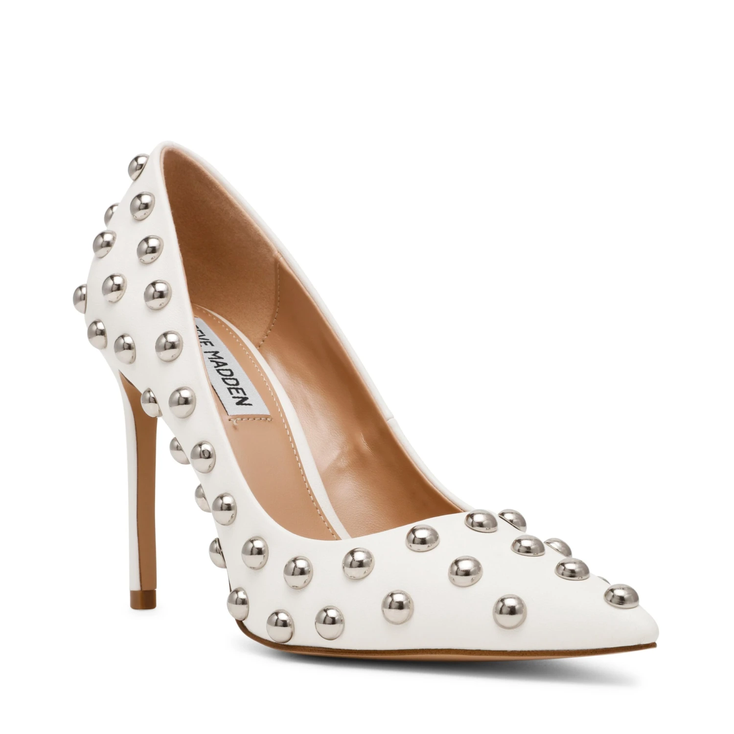 Steve Madden Thrive S Pump Wht W Stud 4 Steve Madden Thrive S Pump Wht W Stud - Image 2
