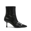 Steve Madden Slinger Bootie Black Crinkle Patent -Steve Madden Shop SM11003605 02002 BK1 01