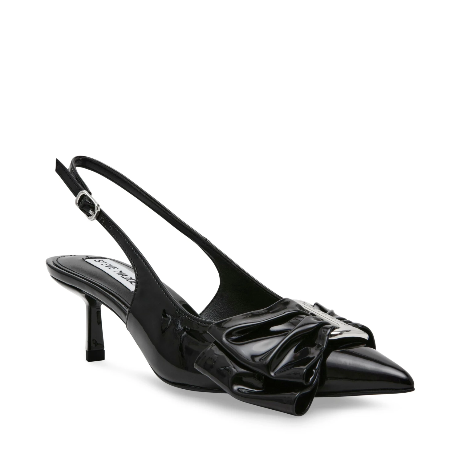 Steve Madden Kaci Pump Black Patent 4 Steve Madden Kaci Pump Black Patent - Image 2