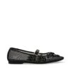Steve Madden Wildflower Flat Shoe Black Mesh 1 Steve Madden Wildflower Flat Shoe Black Mesh -Steve Madden Shop SM11003611 04005 00E 01