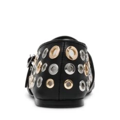 Steve Madden Rejoice S Flat Shoe Black Silver Gold -Steve Madden Shop SM11003620 02002 BS3 05