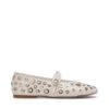 Steve Madden Rejoice S Flat Shoe Bone Silver Gold -Steve Madden Shop SM11003620 02002 BS4 01