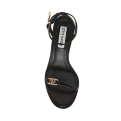 Steve Madden Kelsi Sandal Black Leather -Steve Madden Shop SM11003632 03001 017 03