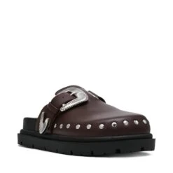 Steve Madden Offbeat Slide Brown Action Leather -Steve Madden Shop SM11003656 03001 22K 02