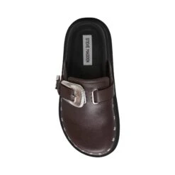 Steve Madden Offbeat Slide Brown Action Leather -Steve Madden Shop SM11003656 03001 22K 03