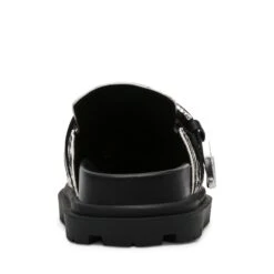 Steve Madden Offbeat L Slide Black Zebra -Steve Madden Shop SM11003657 03001 BZ 05