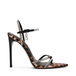 Steve Madden Stellina L Sandal Leop Satin