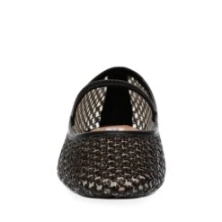 Steve Madden Majorca Flat Shoe Blk Raffia -Steve Madden Shop SM11003686 04005 00S 04