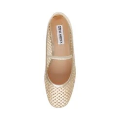 Steve Madden Majorca Flat Shoe Gold Raffia -Steve Madden Shop SM11003686 04005 GDF 03