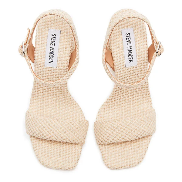 Steve Madden Mareena Sandal Raffia 6 Steve Madden Mareena Sandal Raffia - Image 4