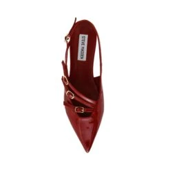 Steve Madden Cianna Sandal Wine Patent -Steve Madden Shop SM11003709 02002 628 03