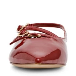 Steve Madden Cianna Sandal Wine Patent -Steve Madden Shop SM11003709 02002 628 04