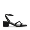 Steve Madden Gleams Sandal Black Suede