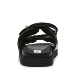 Steve Madden Schmona Cn Slide Black Leather 10 Steve Madden Schmona Cn Slide Black Leather -Steve Madden Shop SM11003714 03001 017 05