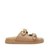 Steve Madden Schmona Cn Slide Tan Leather