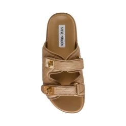 Steve Madden Schmona Cn Slide Tan Leather -Steve Madden Shop SM11003714 03001 217 03