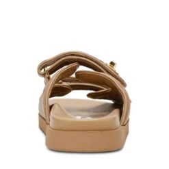 Steve Madden Schmona Cn Slide Tan Leather -Steve Madden Shop SM11003714 03001 217 05