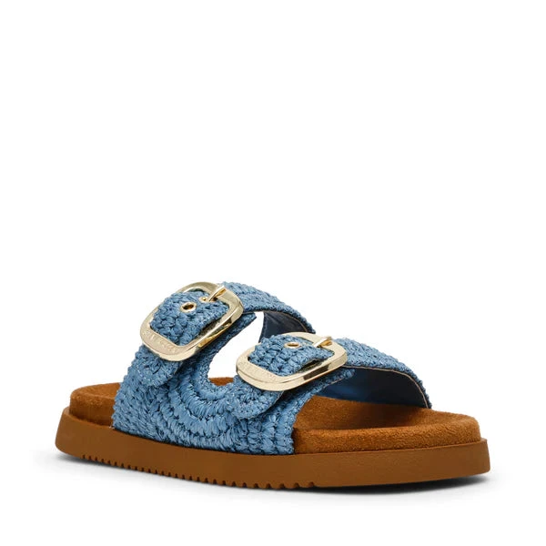 Steve Madden Miramar Sandal Denim Raffia 4 Steve Madden Miramar Sandal Denim Raffia - Image 2