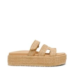 Steve Madden Bigmissile Sandal Nat Raffia