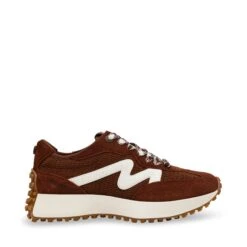 Steve Madden Capitale Sneaker Brown Suede
