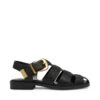 Steve Madden Interstellar Sandal Blk Action Leather