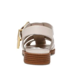 Steve Madden Interstellar Sandal Bone Action Leather -Steve Madden Shop SM11003819 03001 17Y 05