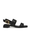 Steve Madden Venturas Sandal Black Leather -Steve Madden Shop SM11003820 03001 017 01