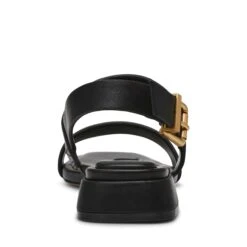 Steve Madden Venturas Sandal Black Leather -Steve Madden Shop SM11003820 03001 017 05