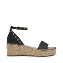 Steve Madden Moxara Sandal Black Leather