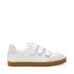 Steve Madden Daybreak Sneaker White Action Leather