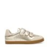 Steve Madden Daybreak Sneaker Gold Action Leather