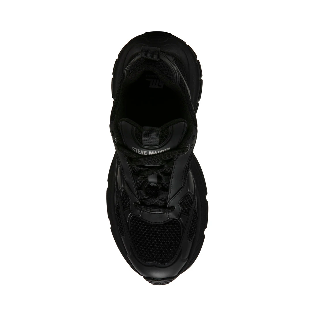 Steve Madden Power 1 Sneaker Black Black 7 Steve Madden Power 1 Sneaker Black Black - Image 5