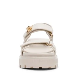 Steve Madden Supermona Sandal Bone Leather -Steve Madden Shop SM11003868 03001 287 03